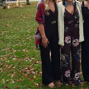 Black ASOS jumpsuit with belt loops